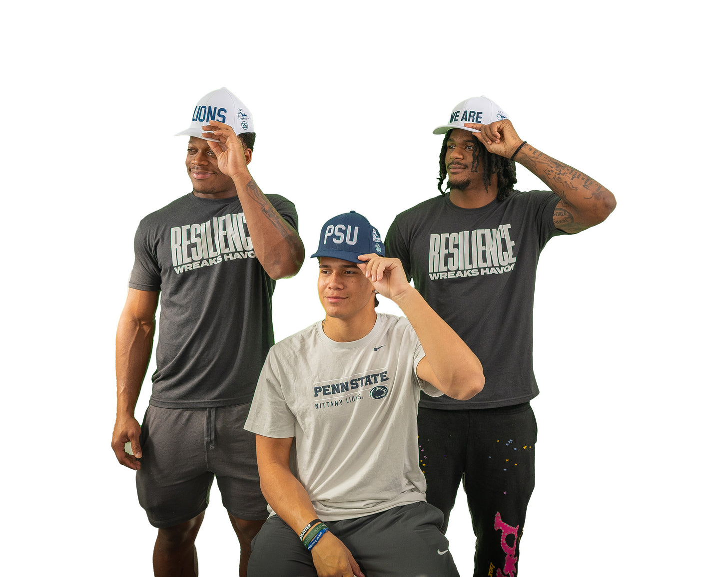 LACES FOR LIONS GREY "WE ARE" G/FORE HAT