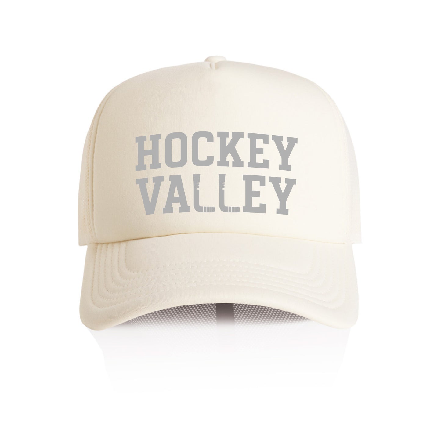 Hockey Valley Trucker Hat (Off-White)