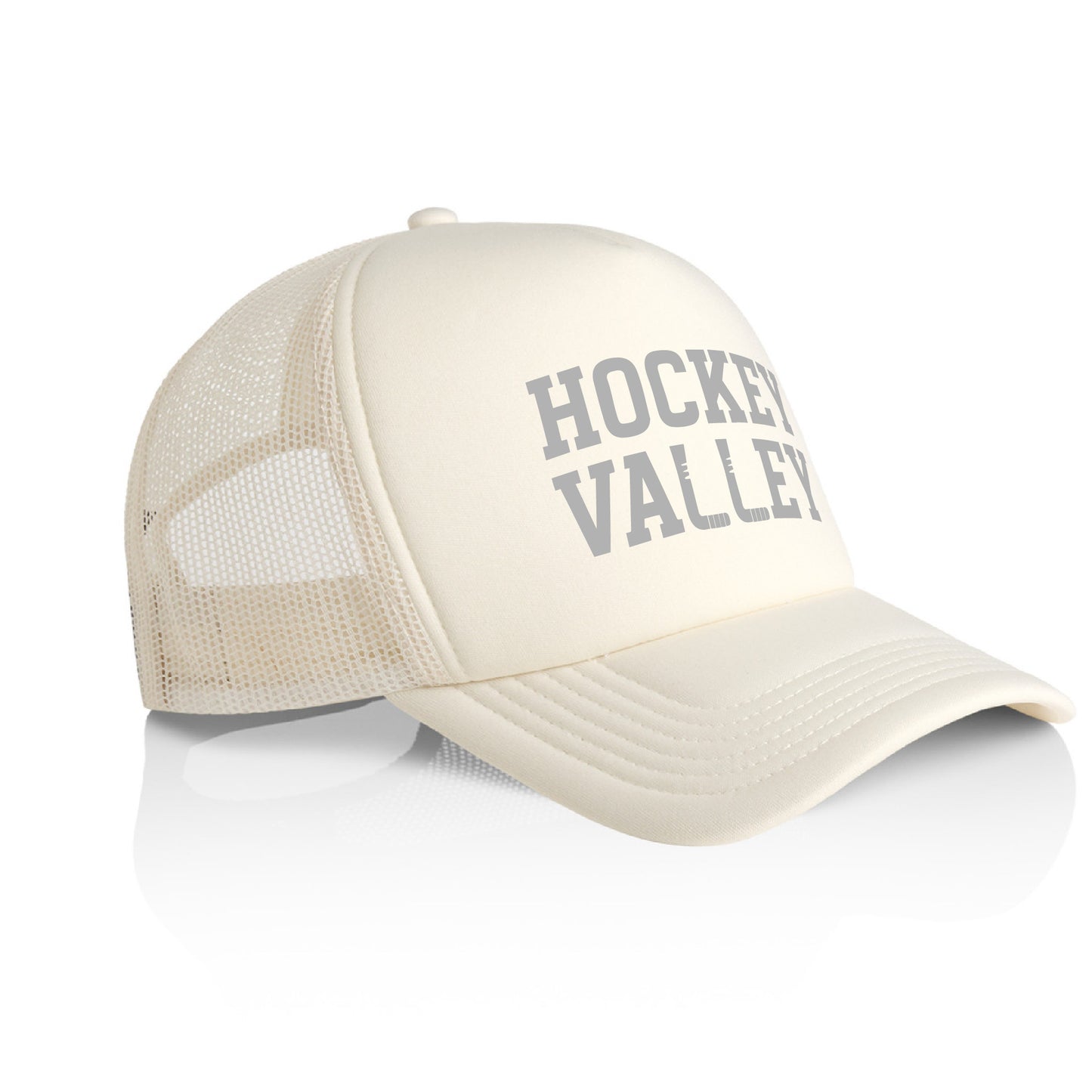 Hockey Valley Trucker Hat (Off-White)