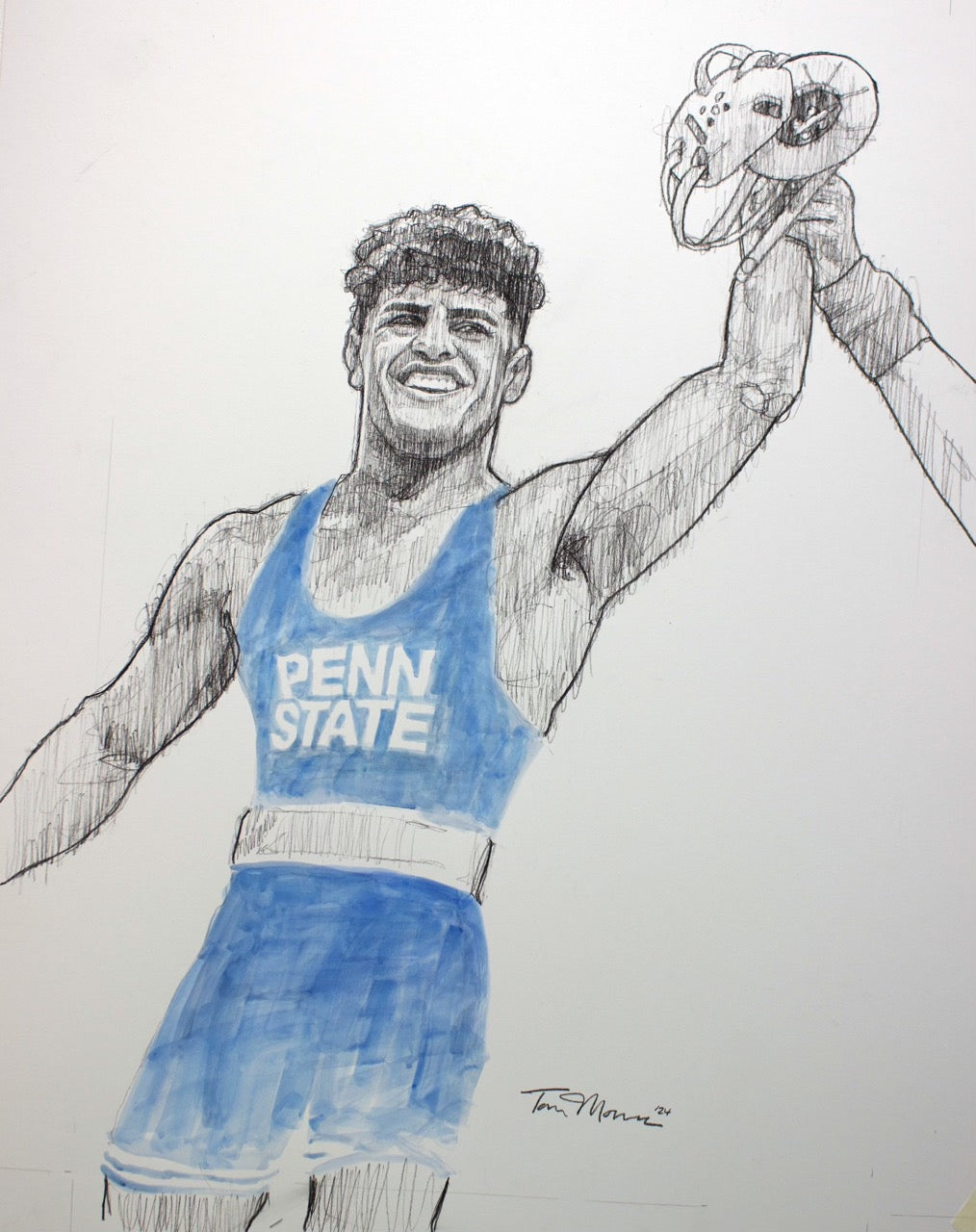 45 3/8" x 67 3/8" Beau Bartlett Signed Print
