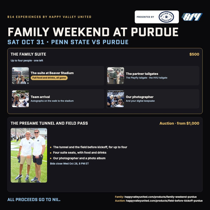 Family Weekend at Purdue · Sat Oct 31