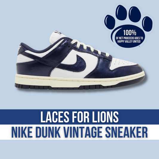 LACES FOR LIONS NIKE DUNK VINTAGE SNEAKER