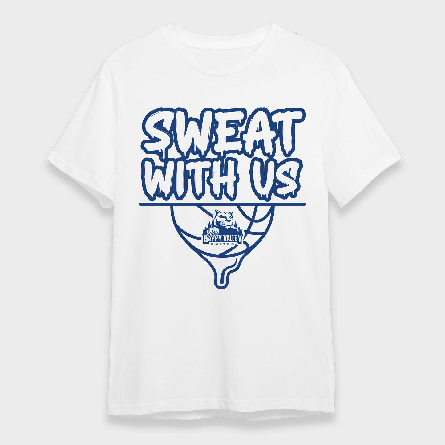 Sweat With Us Tee (White)